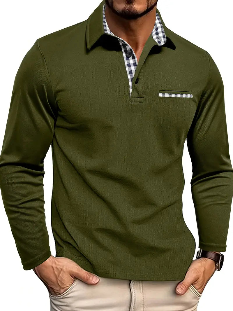 HARRISON OF CALIFORNIA | MEN'S LONG SLEEVE POLO