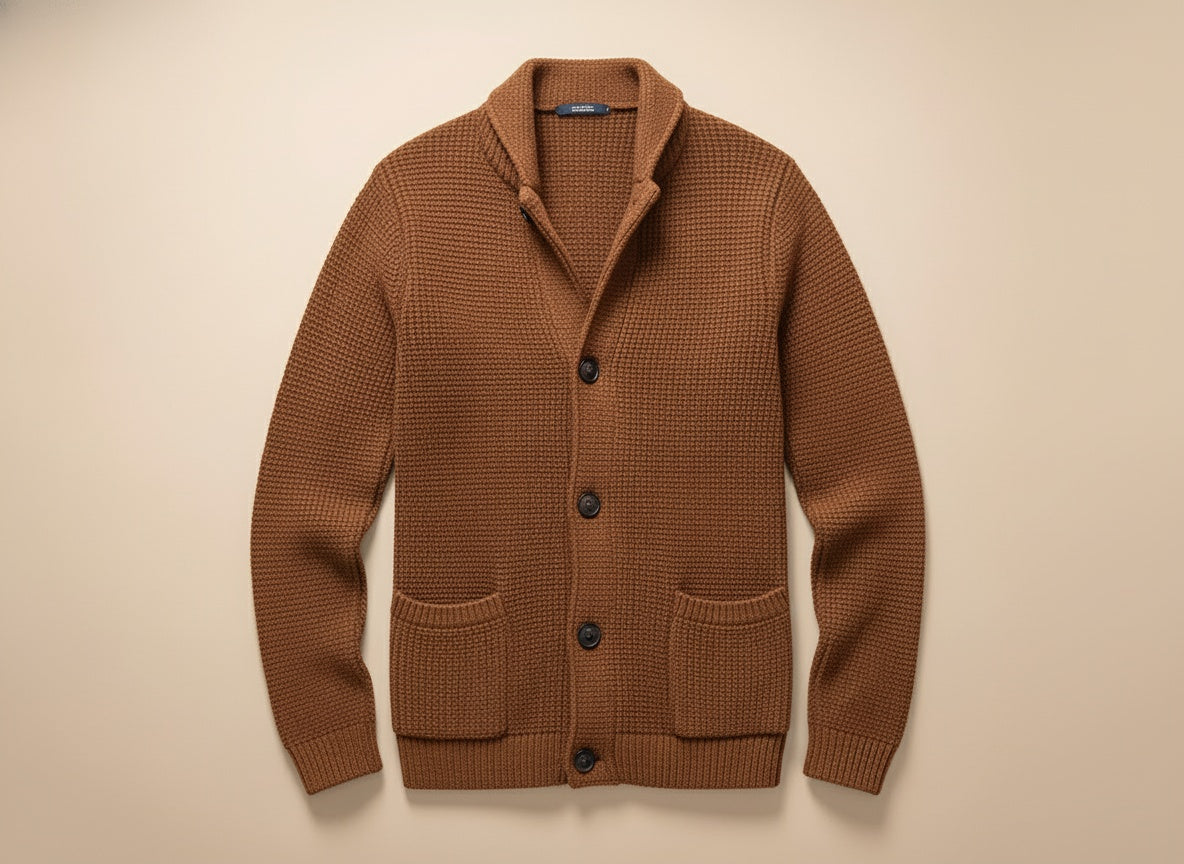 HARRISON OF CALIFORNIA | WOOL CARDIGAN