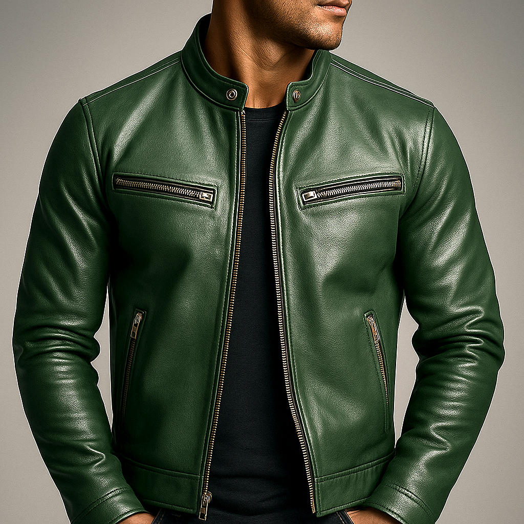 CLASSIC AND ELEGANT ZIP-UP JACKET FOR MEN