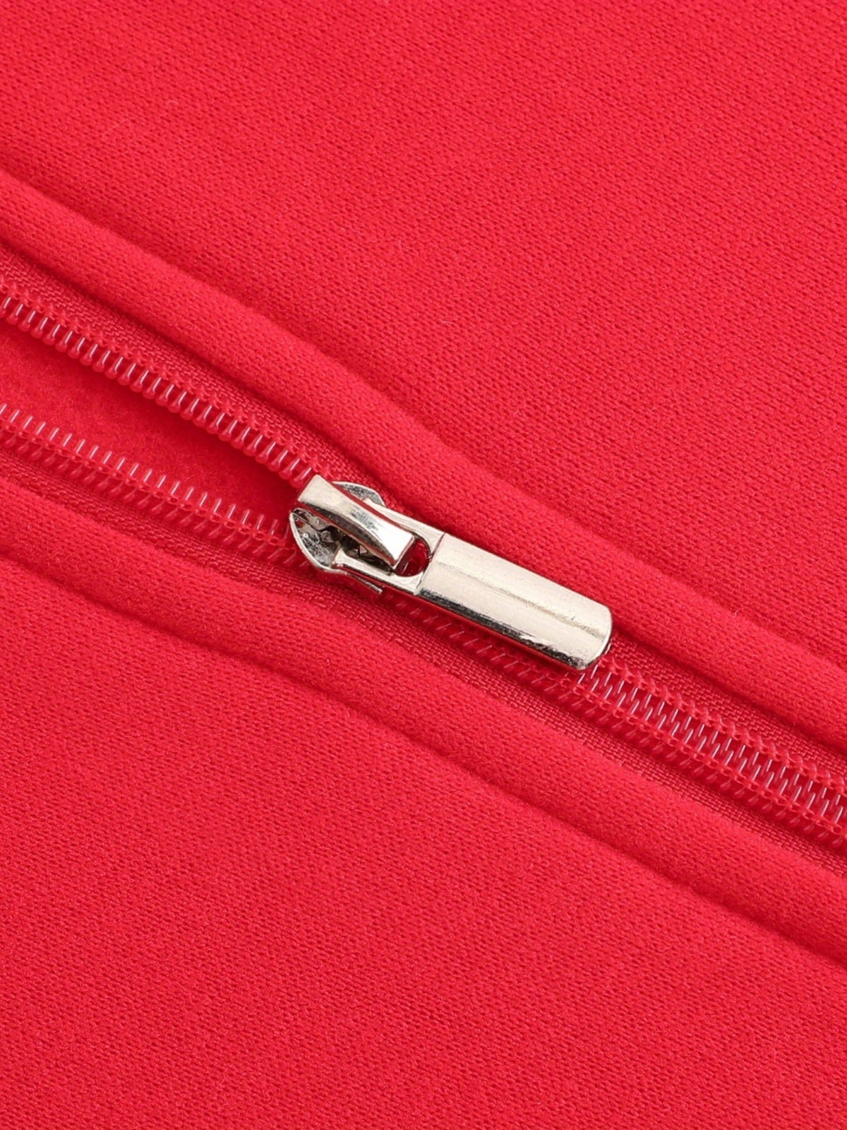 SOLID HIGH NECK HOODIE FOR MEN
