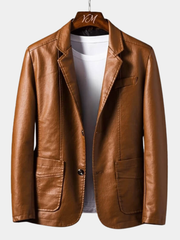 TAILORED LEATHER JACKET FOR MEN