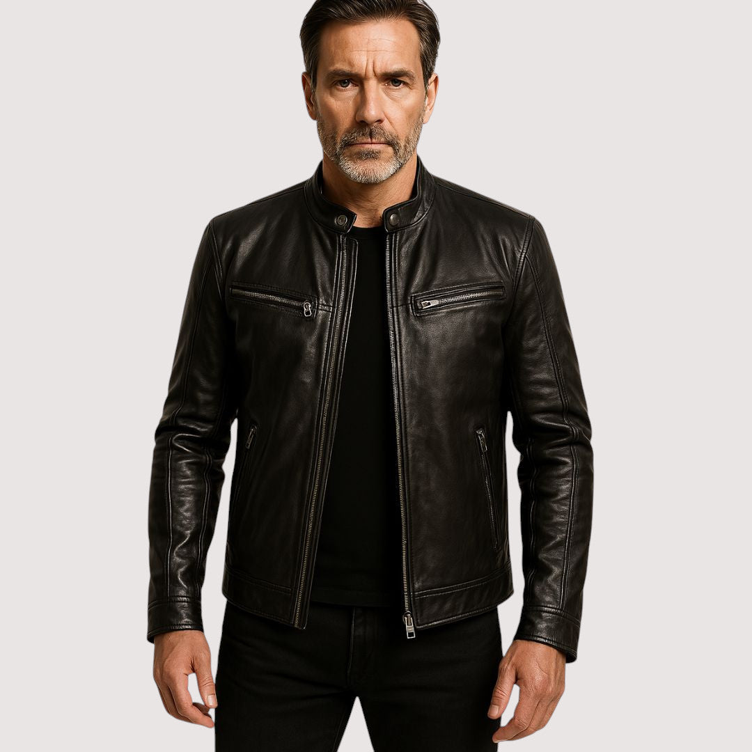 HARRISON OF CALIFORNIA | ELEGANT LEATHER JACKET FOR MEN