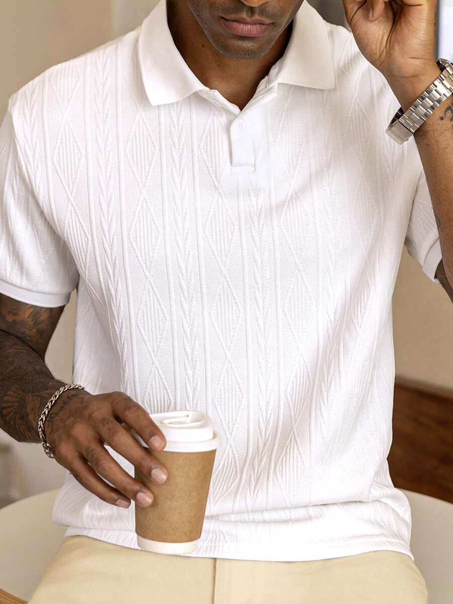 HARRISON OF CALIFORNIA | CASUAL SUMMER POLO WITH BUTTONS