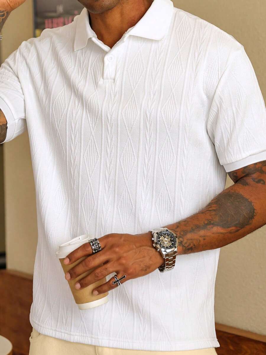 HARRISON OF CALIFORNIA | CASUAL SUMMER POLO WITH BUTTONS