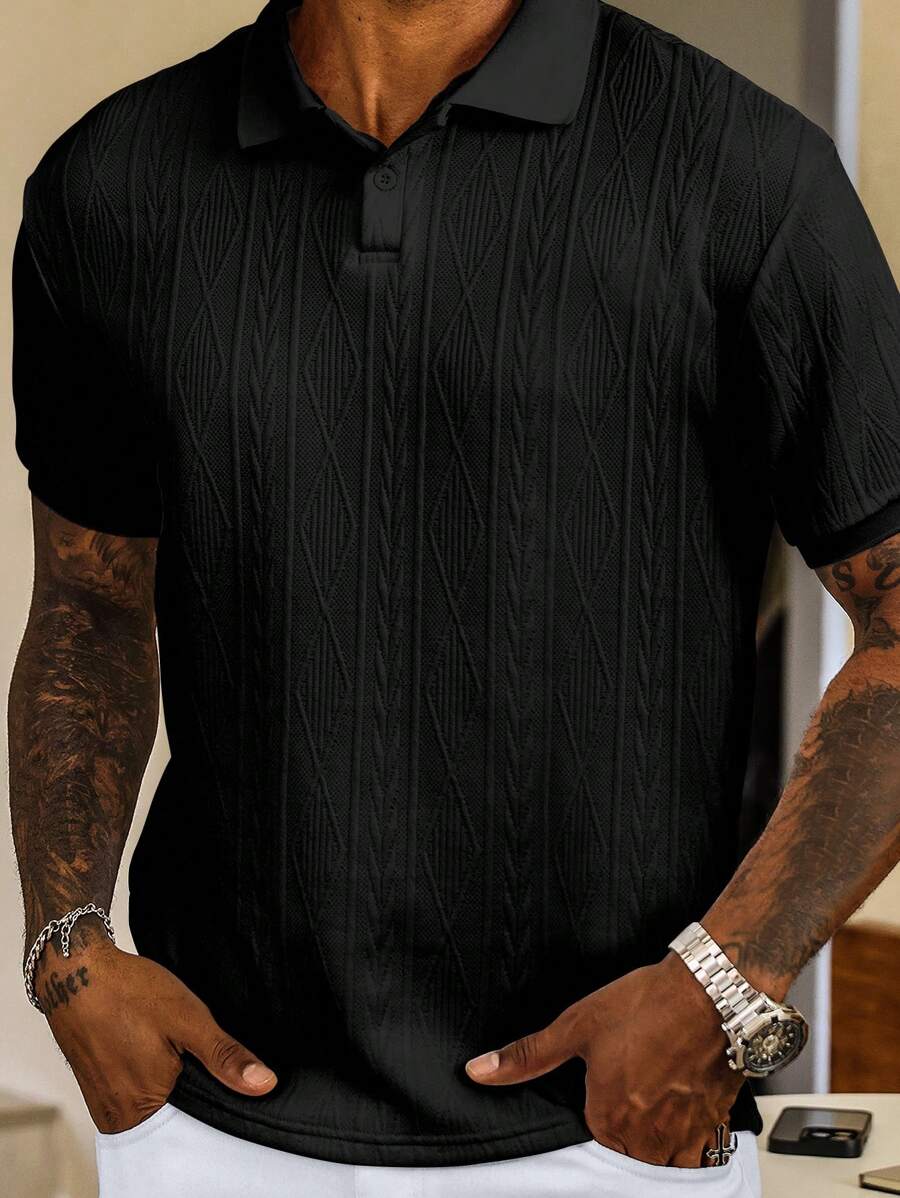 HARRISON OF CALIFORNIA | CASUAL SUMMER POLO WITH BUTTONS