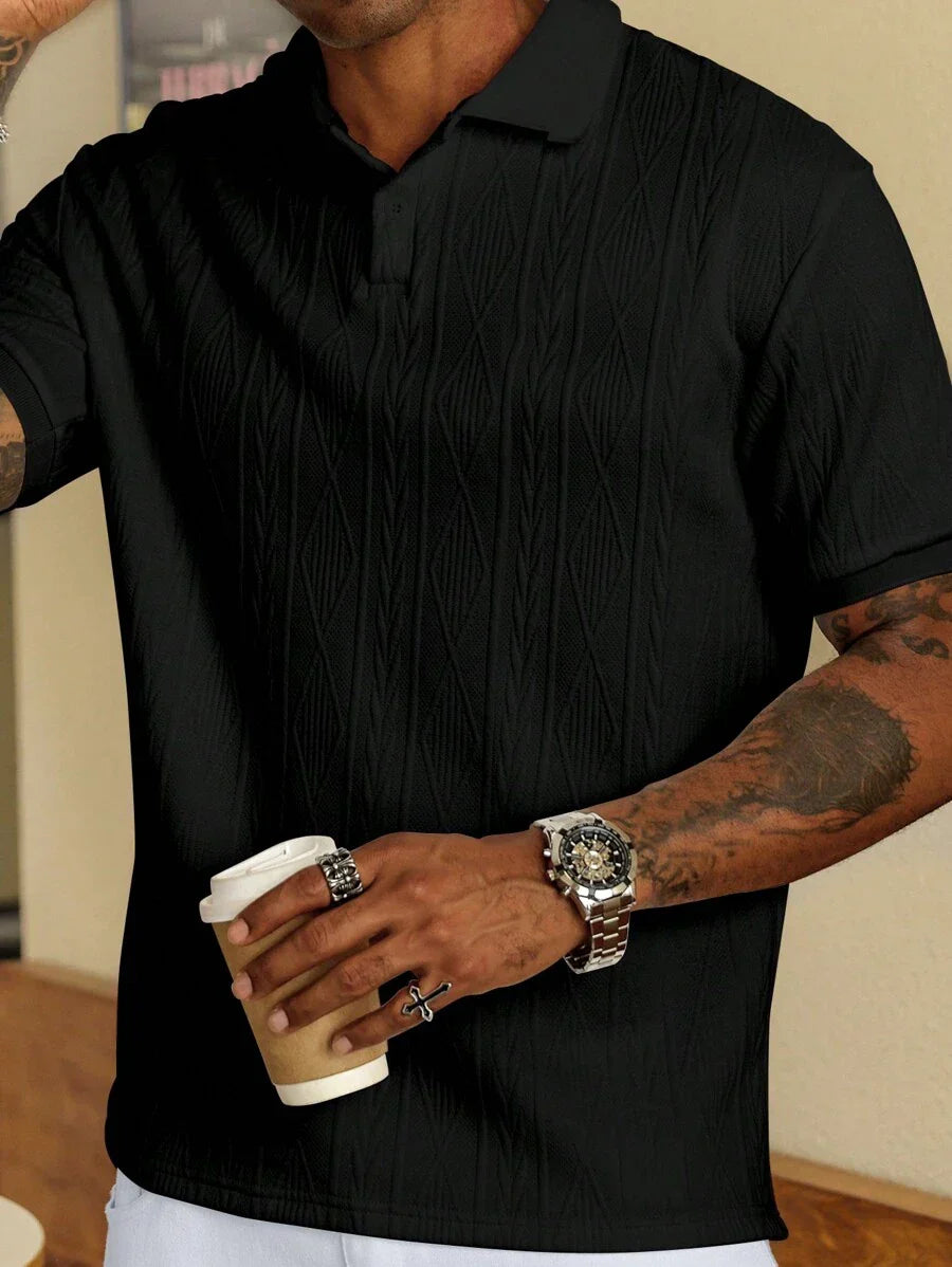 HARRISON OF CALIFORNIA | CASUAL SUMMER POLO WITH BUTTONS