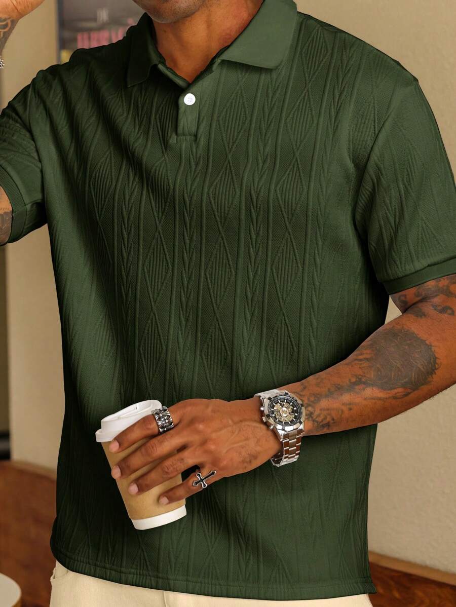 HARRISON OF CALIFORNIA | CASUAL SUMMER POLO WITH BUTTONS