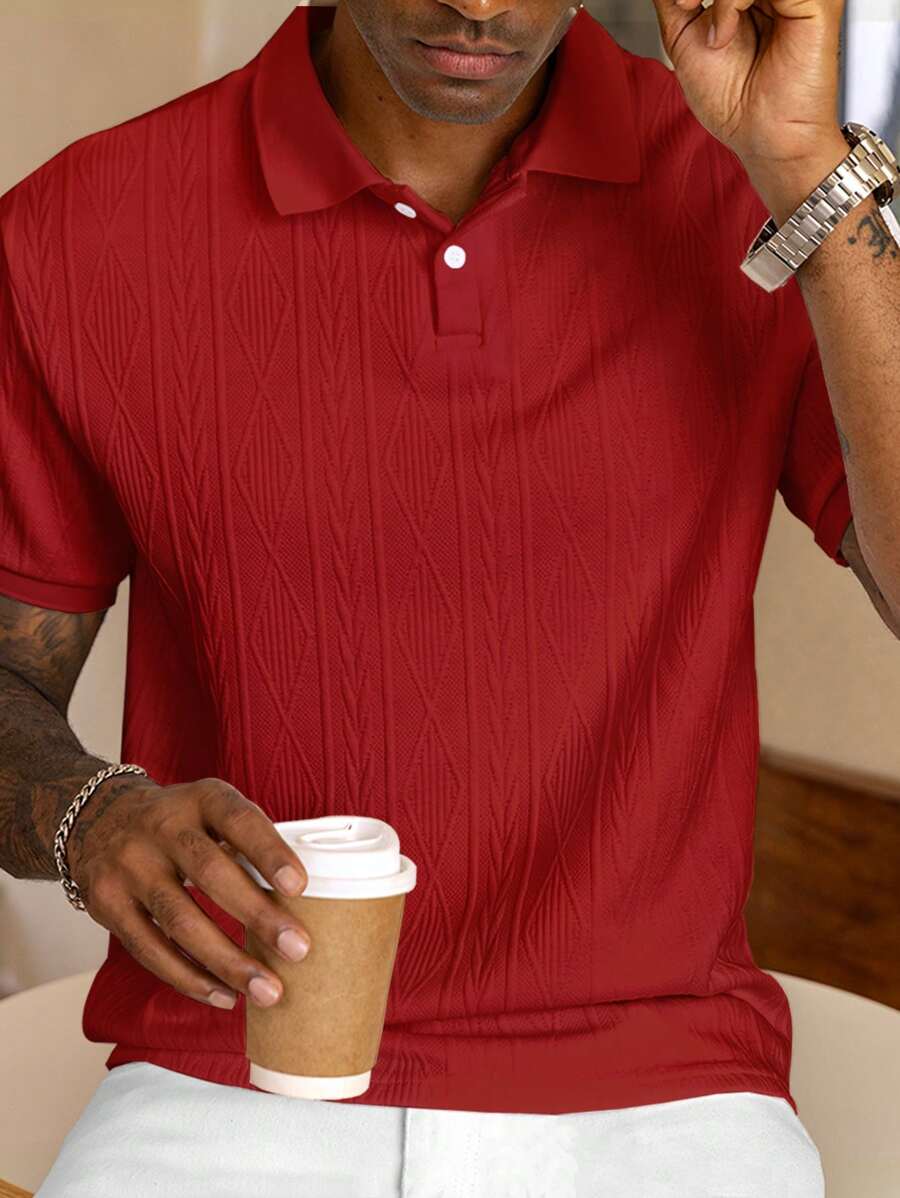 HARRISON OF CALIFORNIA | CASUAL SUMMER POLO WITH BUTTONS