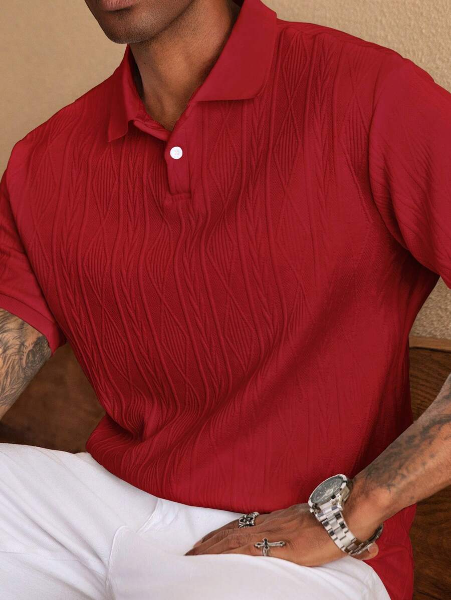 HARRISON OF CALIFORNIA | CASUAL SUMMER POLO WITH BUTTONS