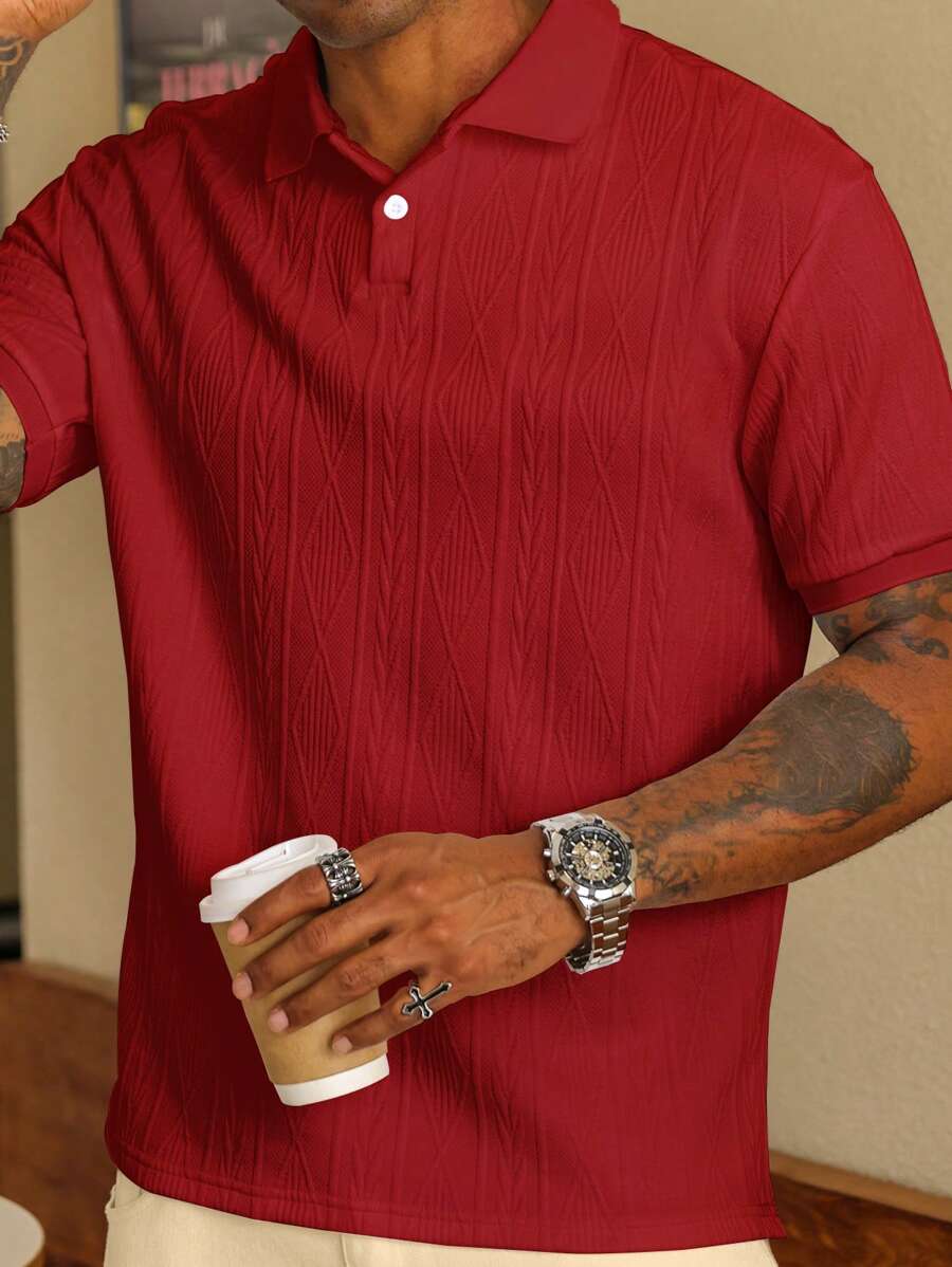 HARRISON OF CALIFORNIA | CASUAL SUMMER POLO WITH BUTTONS
