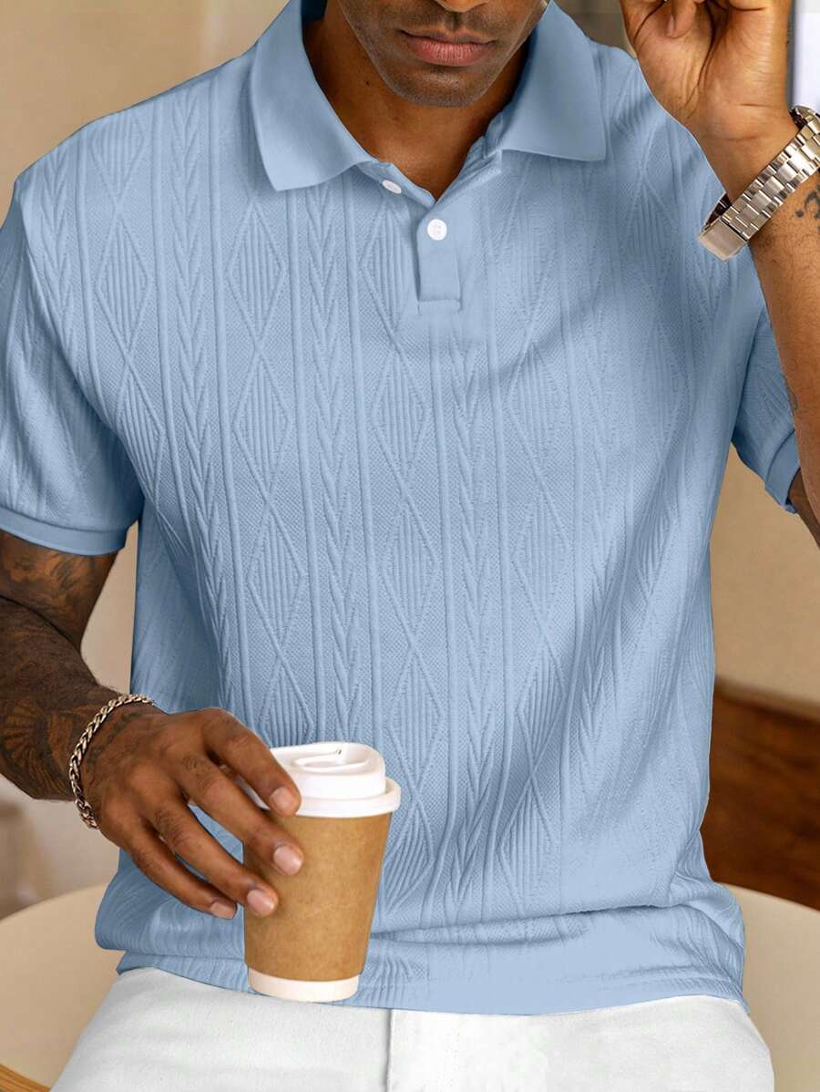 HARRISON OF CALIFORNIA | CASUAL SUMMER POLO WITH BUTTONS