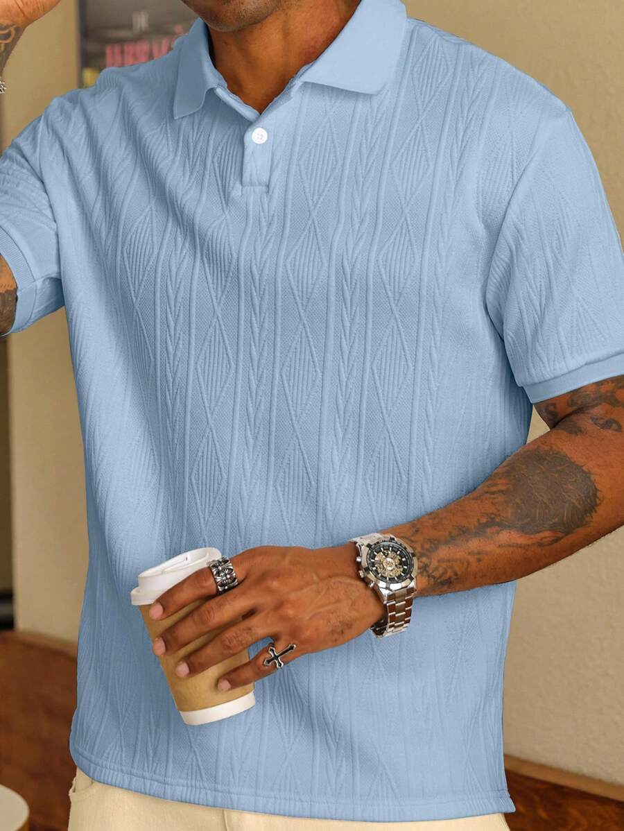 HARRISON OF CALIFORNIA | CASUAL SUMMER POLO WITH BUTTONS