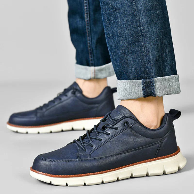 HARRISON OF CALIFORNIA | LEATHER SNEAKERS WITH SUPPORT