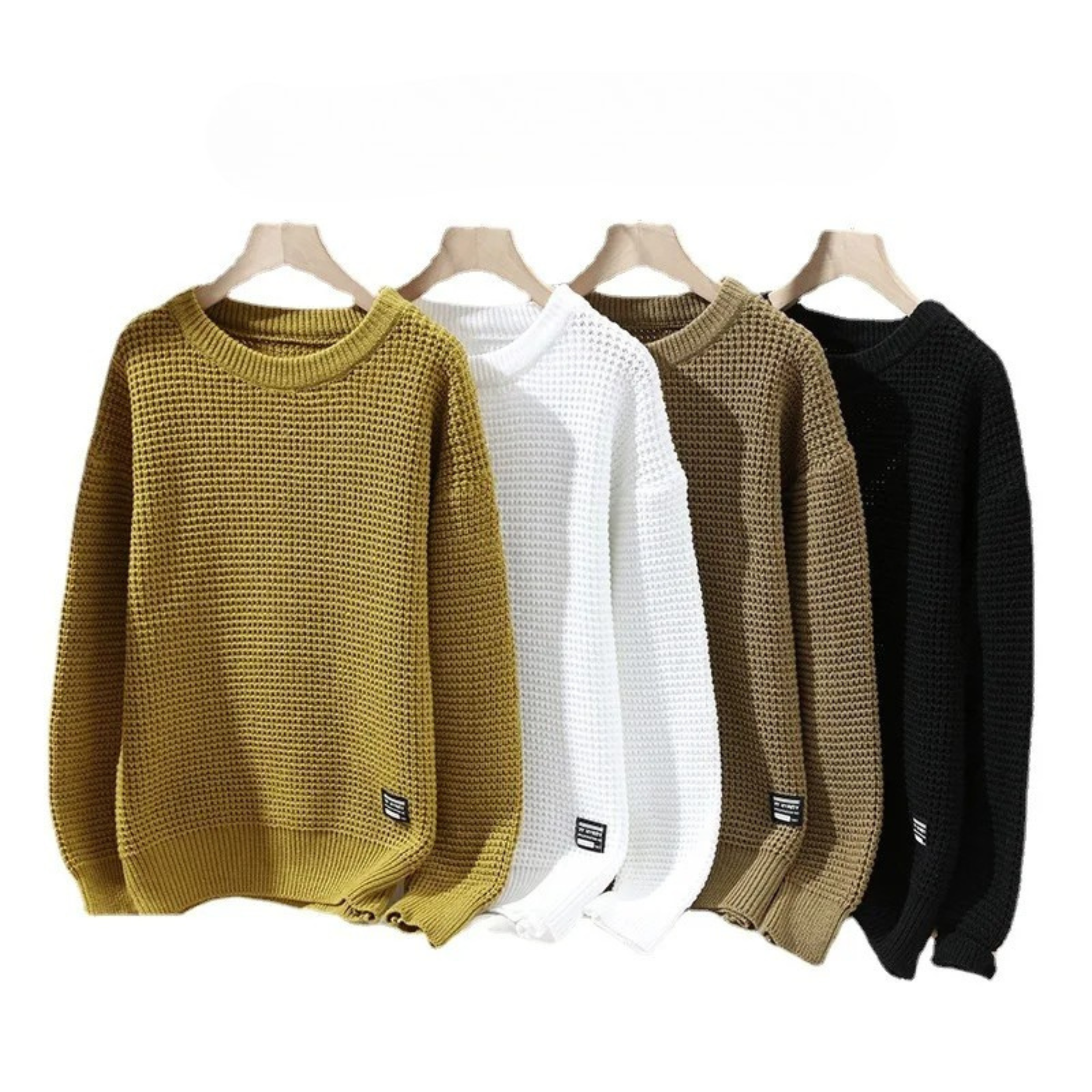 TEXTURED KNIT SWEATER FOR MEN