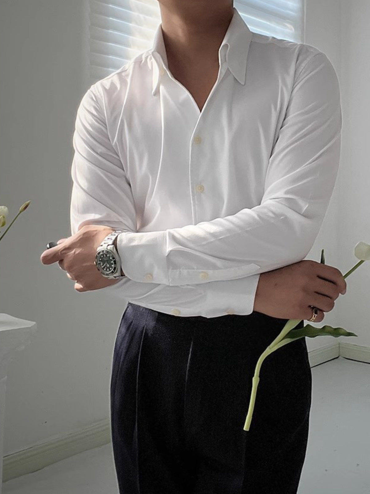 HARRISON OF CALIFORNIA | ITALIAN ATHLETIC SHIRT FOR MEN IN BAMBOO