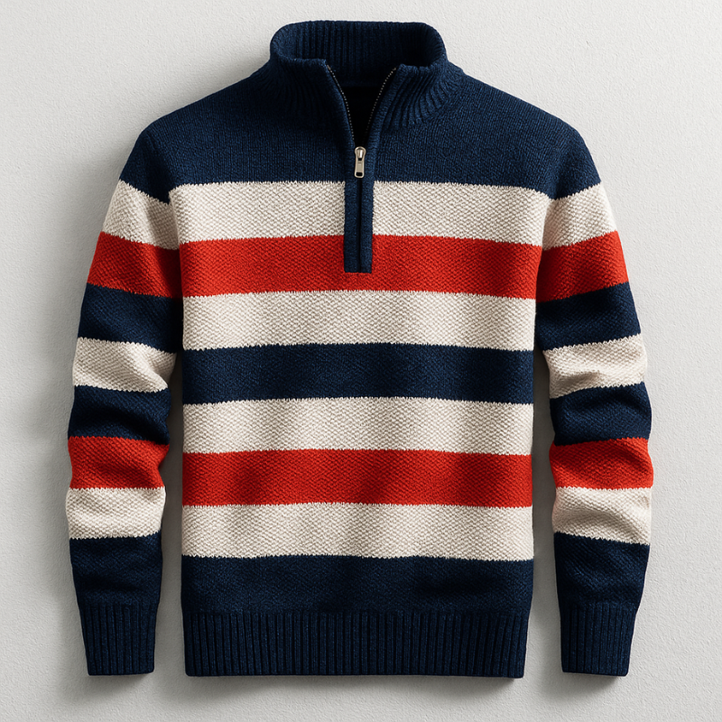 ELEGANT ZIP PULLOVER FOR MEN