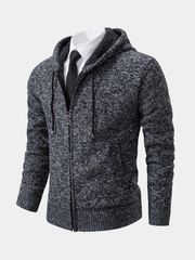 HARRISON OF CALIFORNIA | FLEECE ZIP CARDIGAN