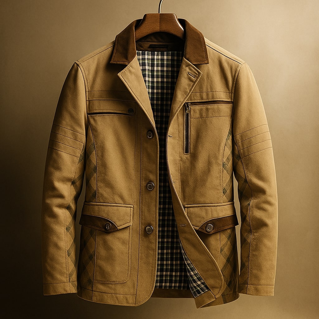 TWILL FIELD JACKET FOR MEN
