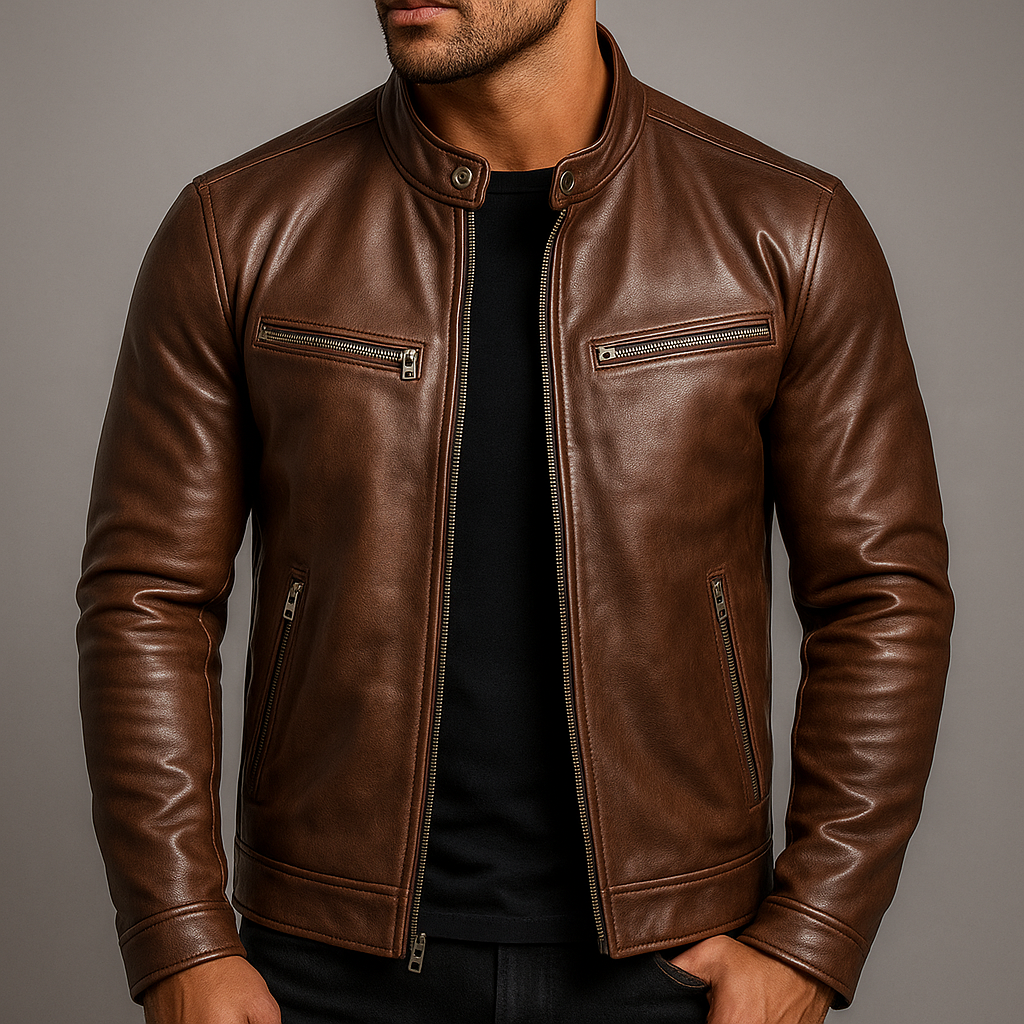 CLASSIC AND ELEGANT ZIP-UP JACKET FOR MEN