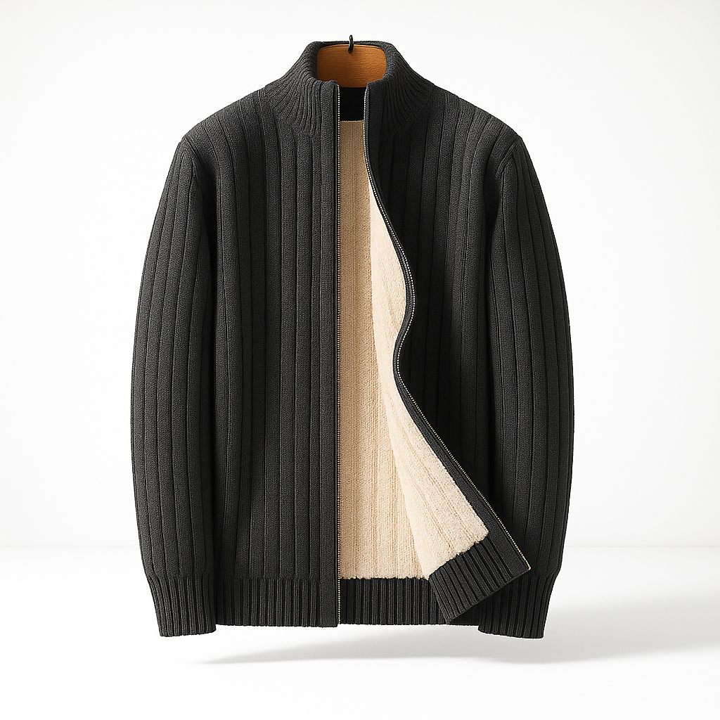ELEGANT AND FASHIONABLE CARDIGAN WITH ZIP FOR MEN