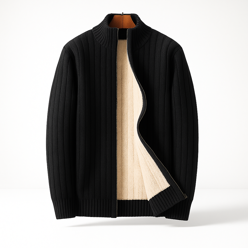 ELEGANT AND FASHIONABLE CARDIGAN WITH ZIP FOR MEN