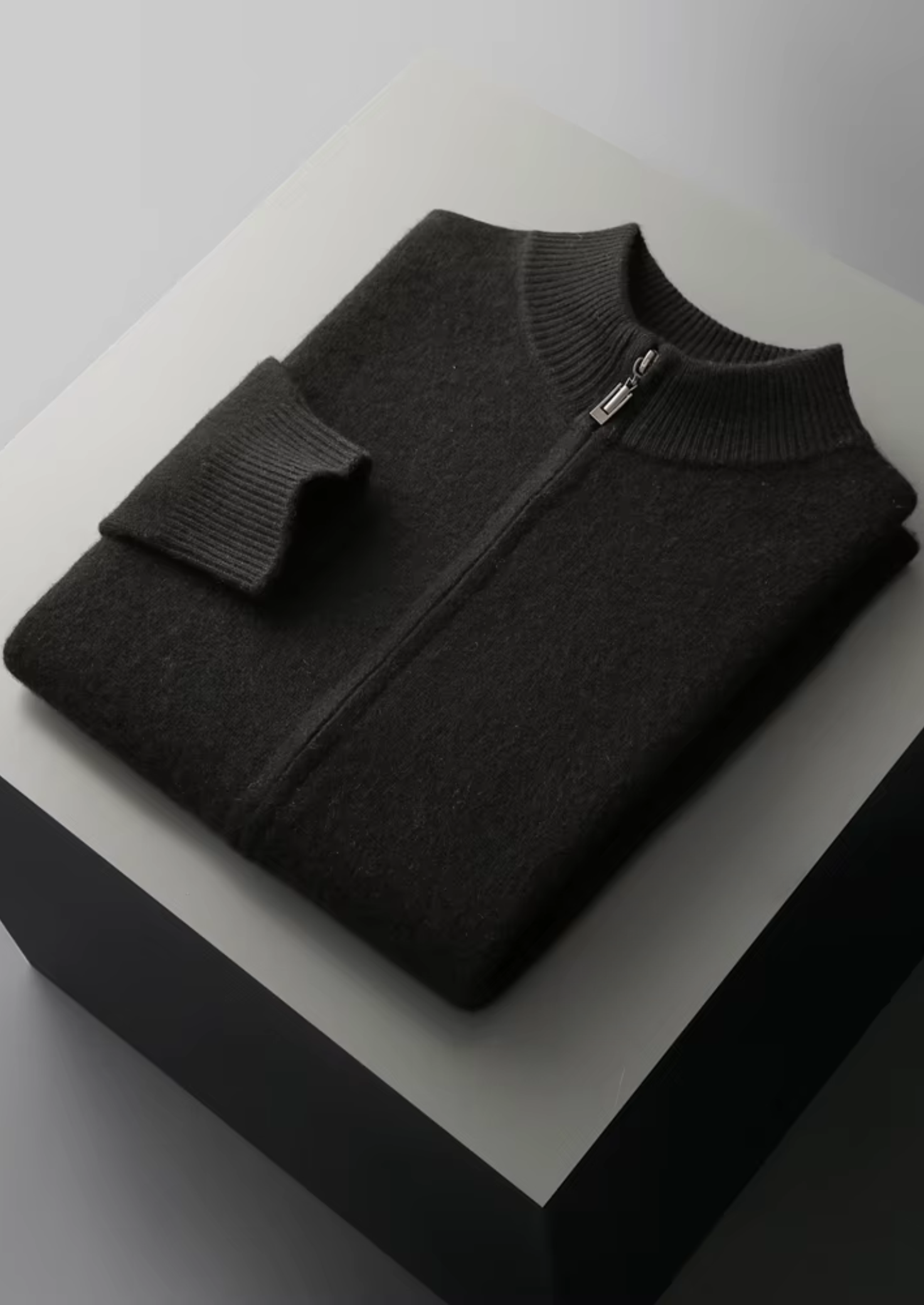 HARRISON OF CALIFORNIA | ZIPPER CARDIGAN FOR MEN