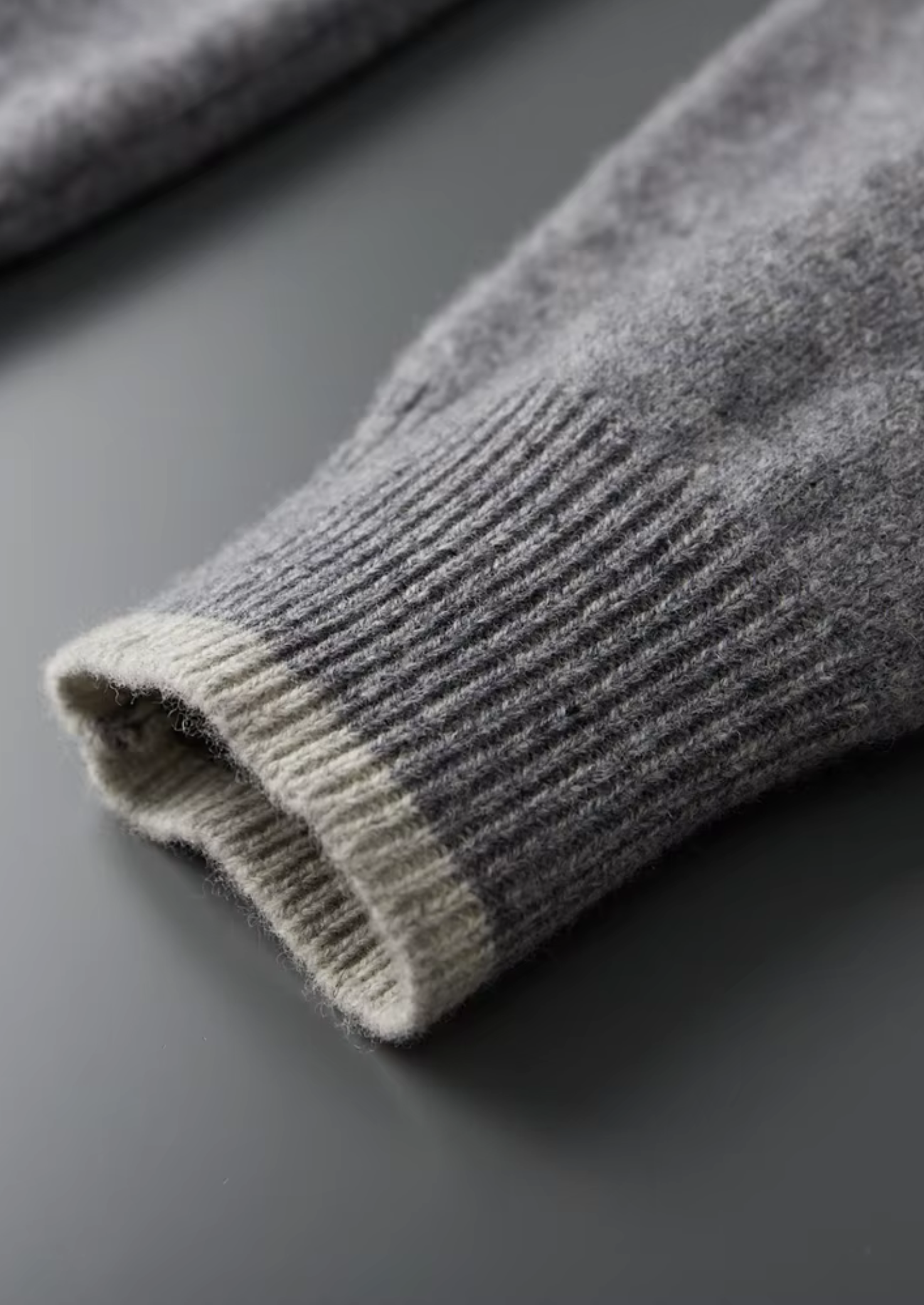 HARRISON OF CALIFORNIA | TWO-TONE ZIP CARDIGAN FOR MEN