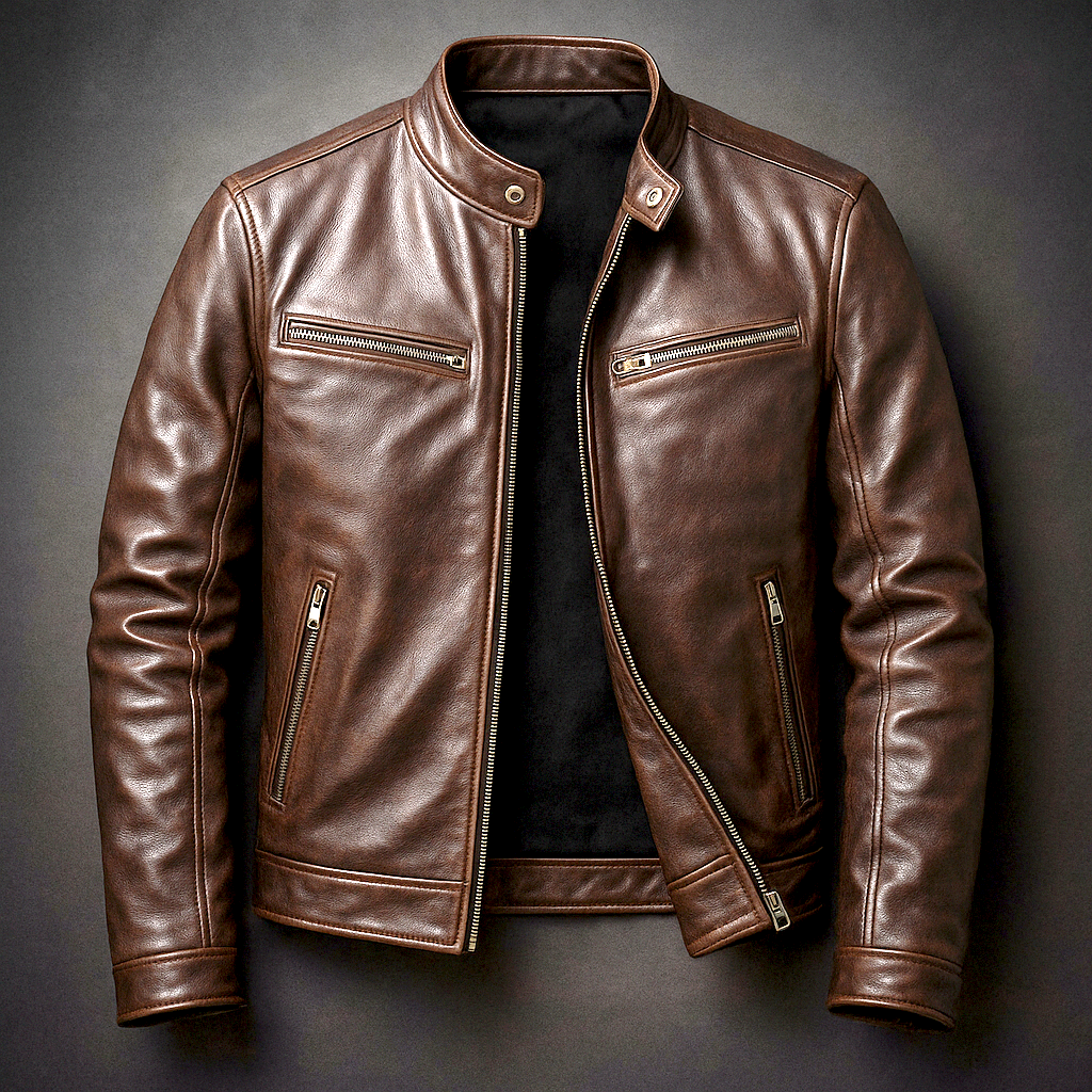 CLASSIC AND ELEGANT ZIP-UP JACKET FOR MEN