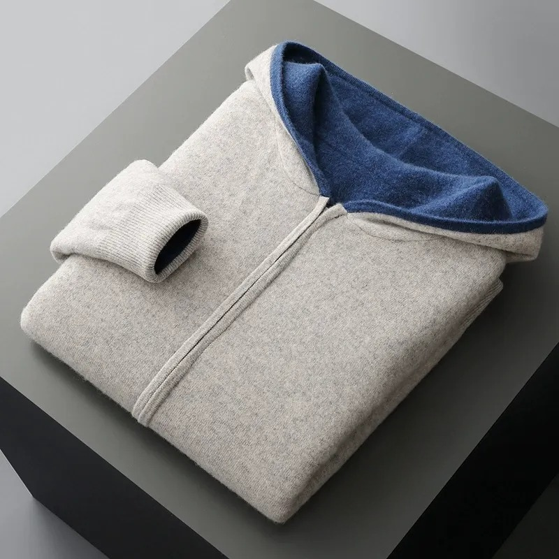 WOOL HOODIE FOR MEN
