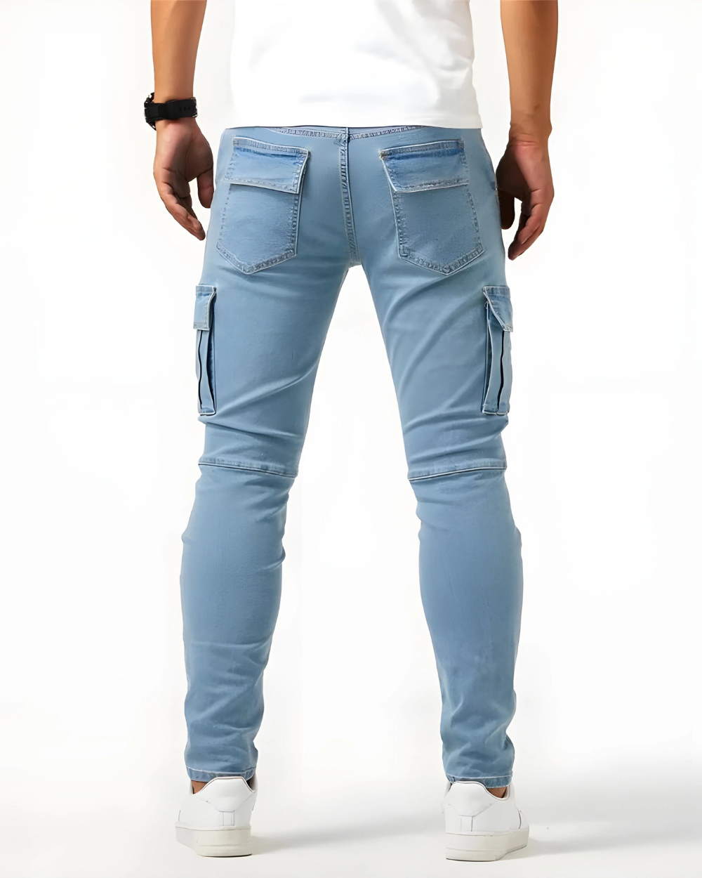 STRETCH CARGO PANTS FOR MEN
