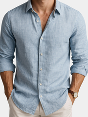 HARRISON OF CALIFORNIA | ESSENTIAL LINEN SHIRT