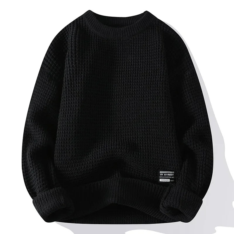 TEXTURED KNIT SWEATER FOR MEN