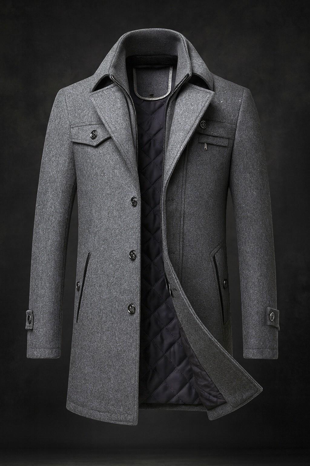 HARRISON OF CALIFORNIA | WOOL COAT FOR MEN