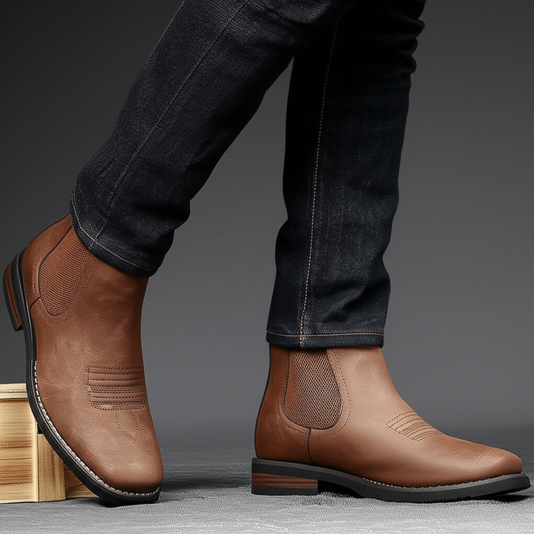 HARRISON OF CALIFORNIA | CLASSIC LEATHER MEN'S BOOTS