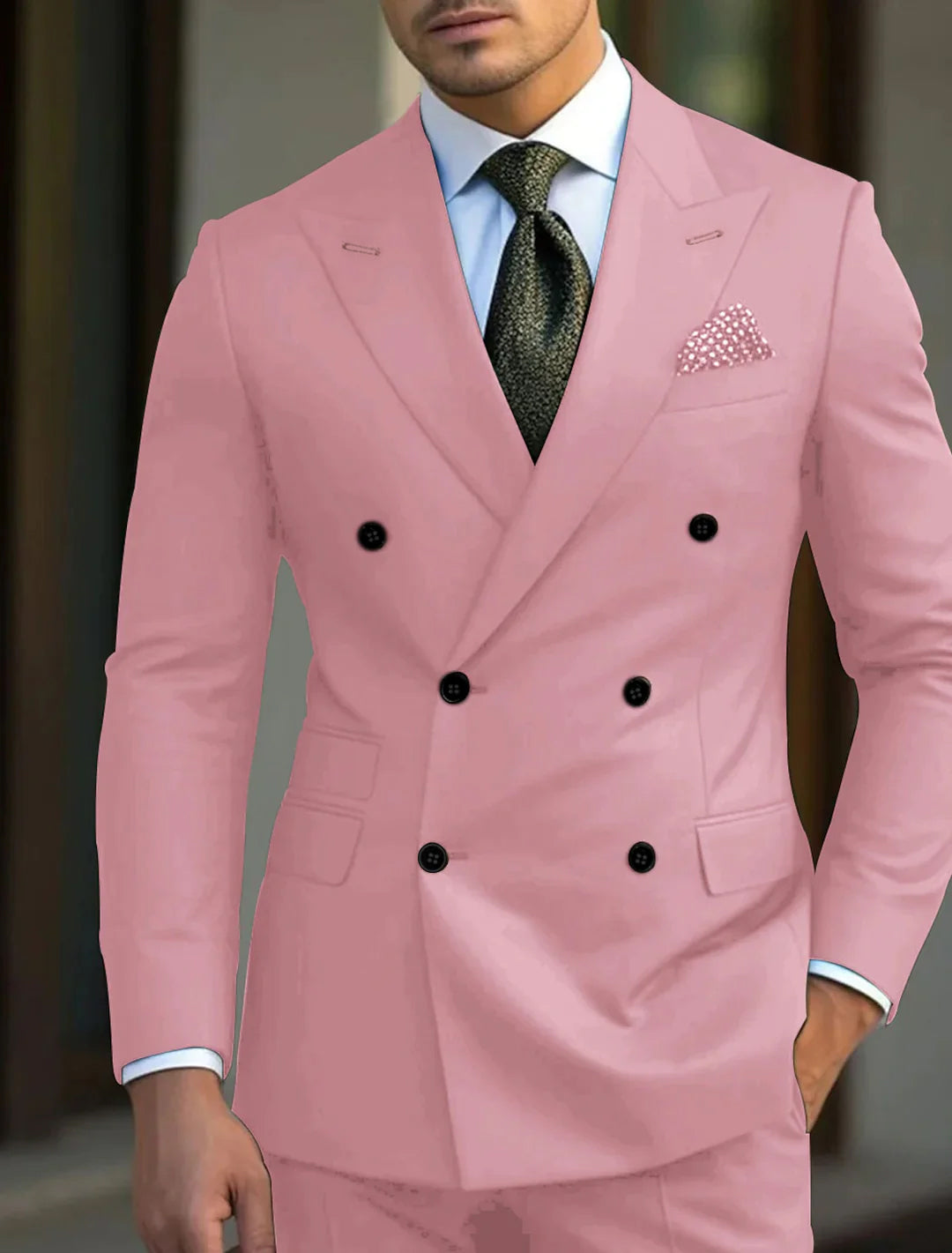DOUBLE BREASTED SUIT FOR MEN