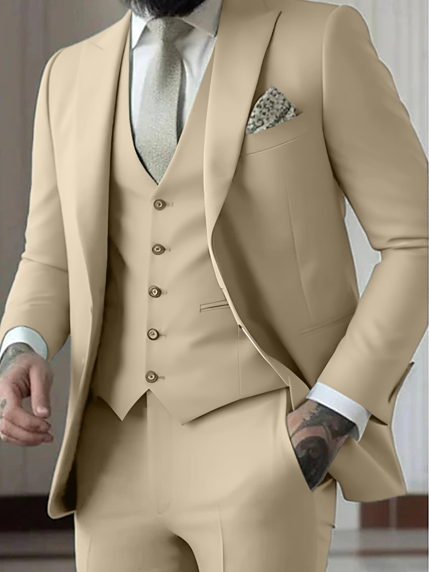 THREE PIECE SUIT FOR MEN