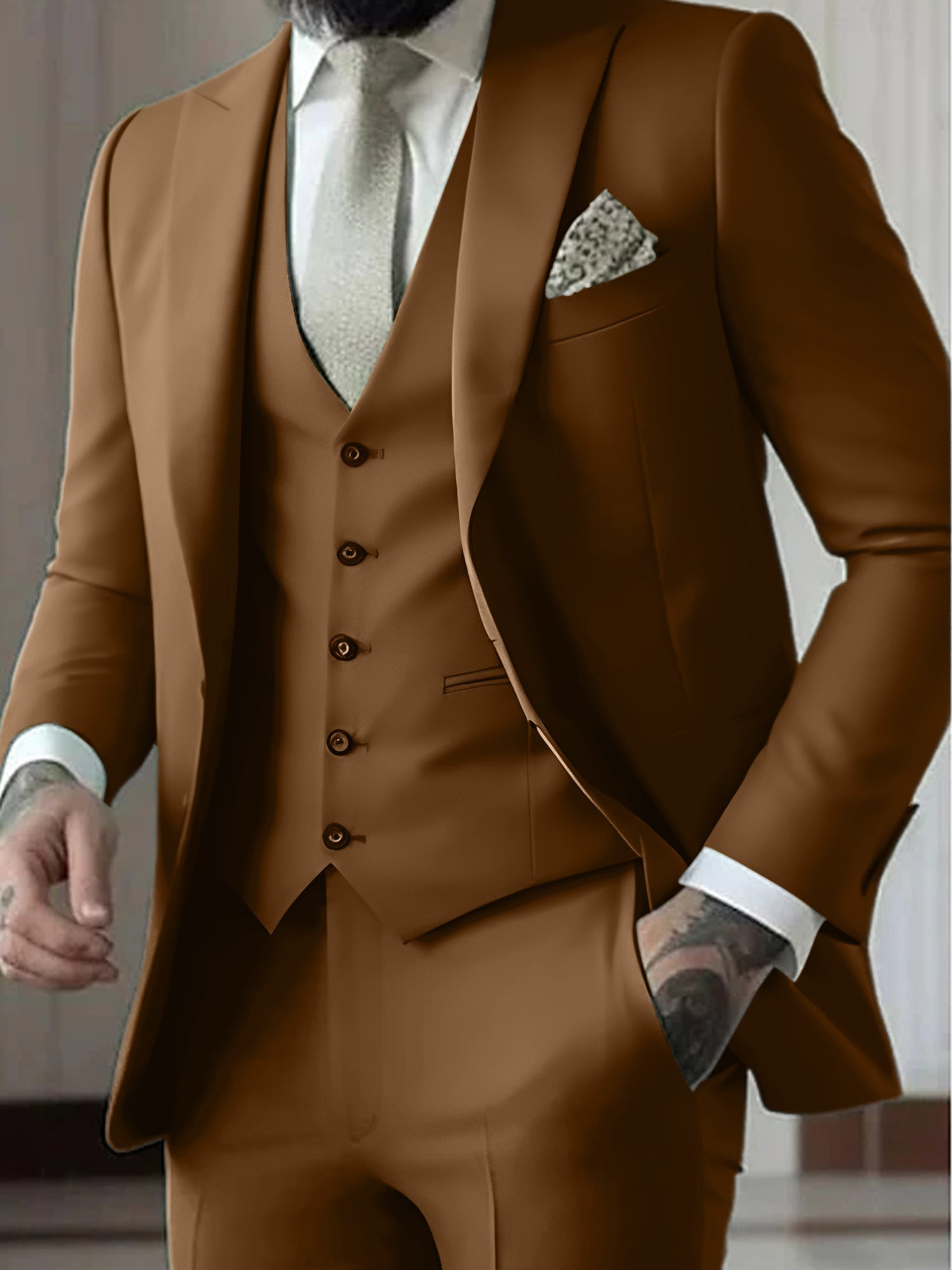 THREE PIECE SUIT FOR MEN