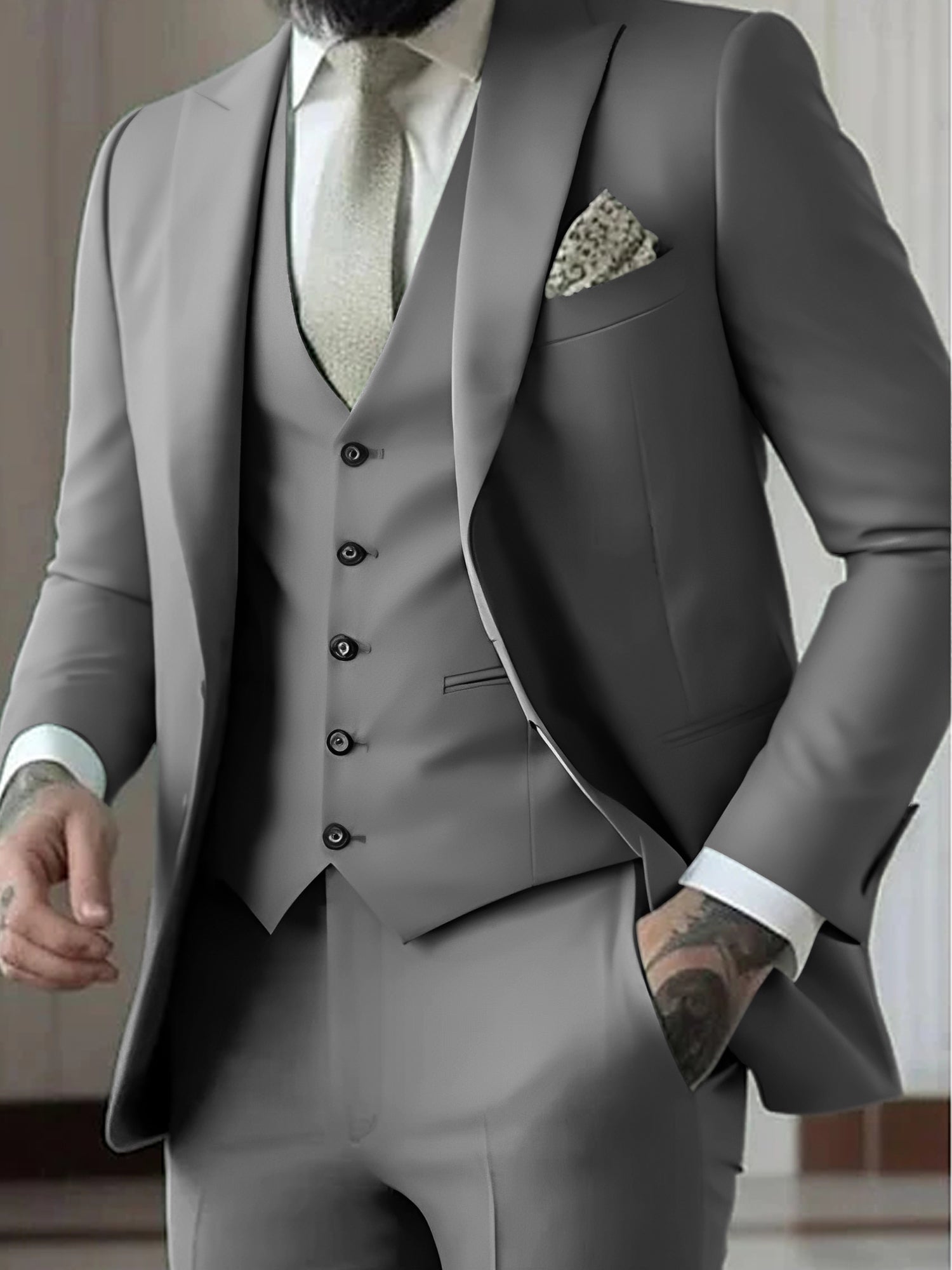 THREE PIECE SUIT FOR MEN