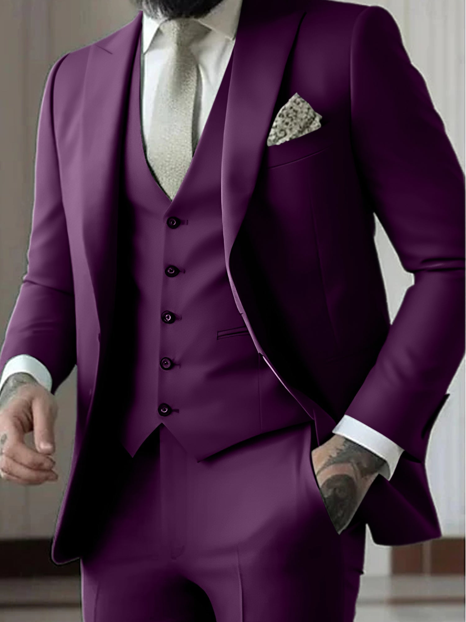 THREE PIECE SUIT FOR MEN