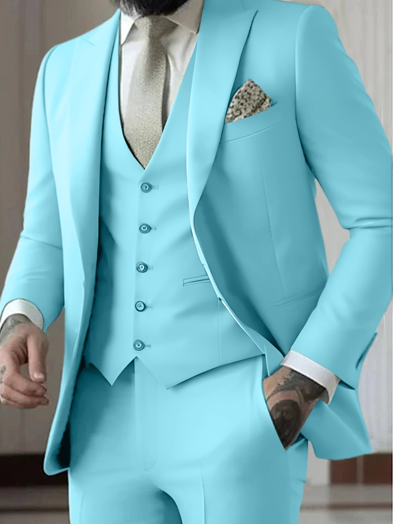 THREE PIECE SUIT FOR MEN