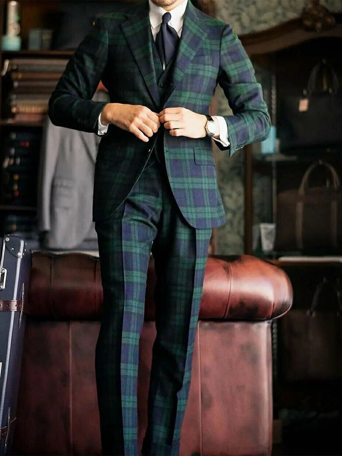 LINEN THREE PIECE SUIT FOR MEN