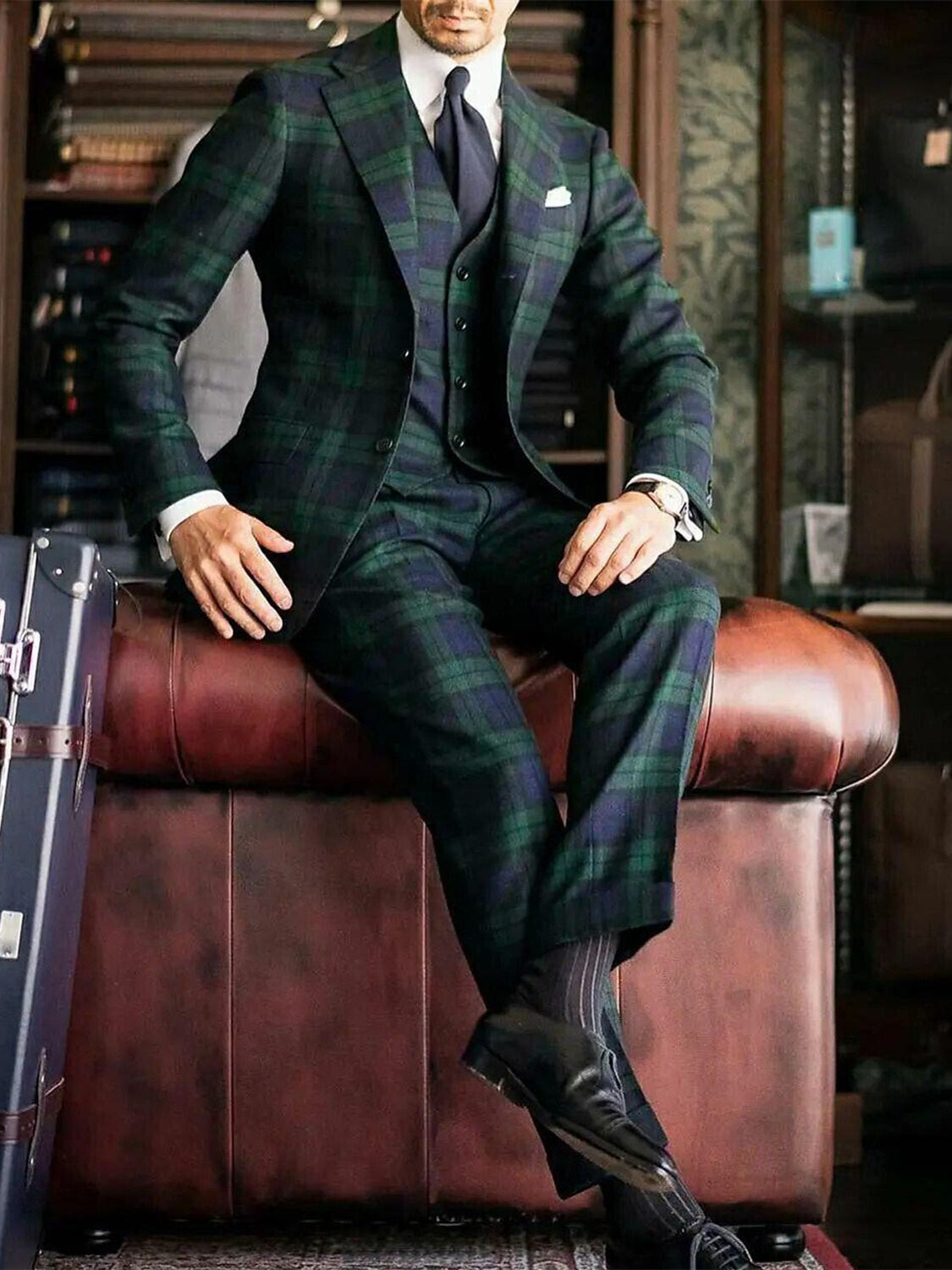 LINEN THREE PIECE SUIT FOR MEN