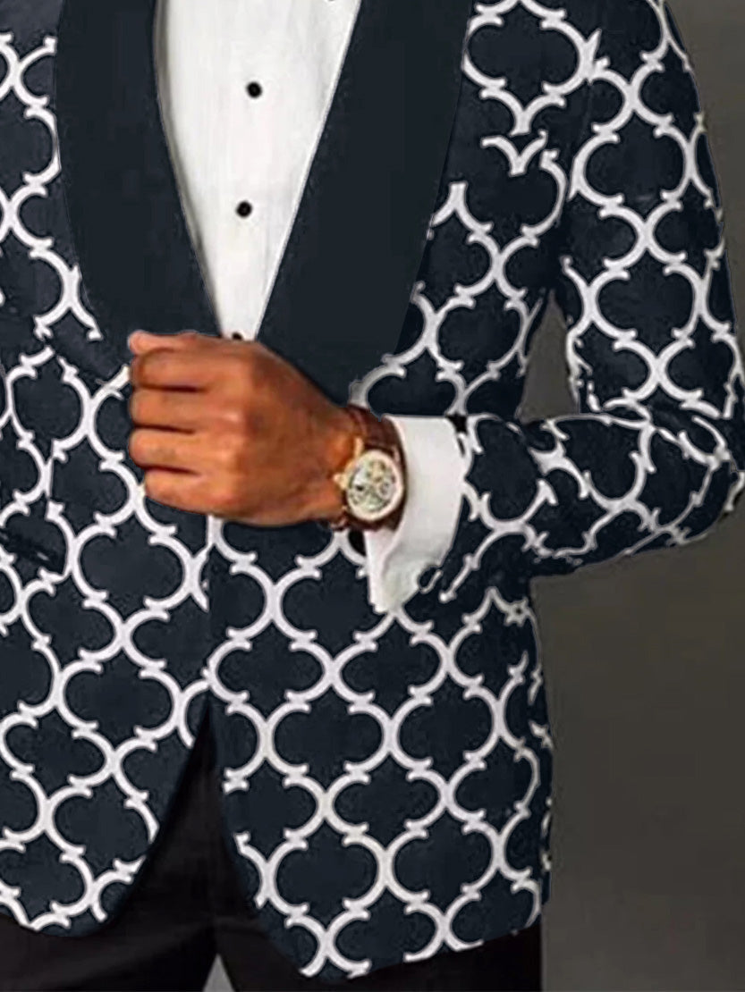 SINGLE BUTTON SUIT FOR MEN