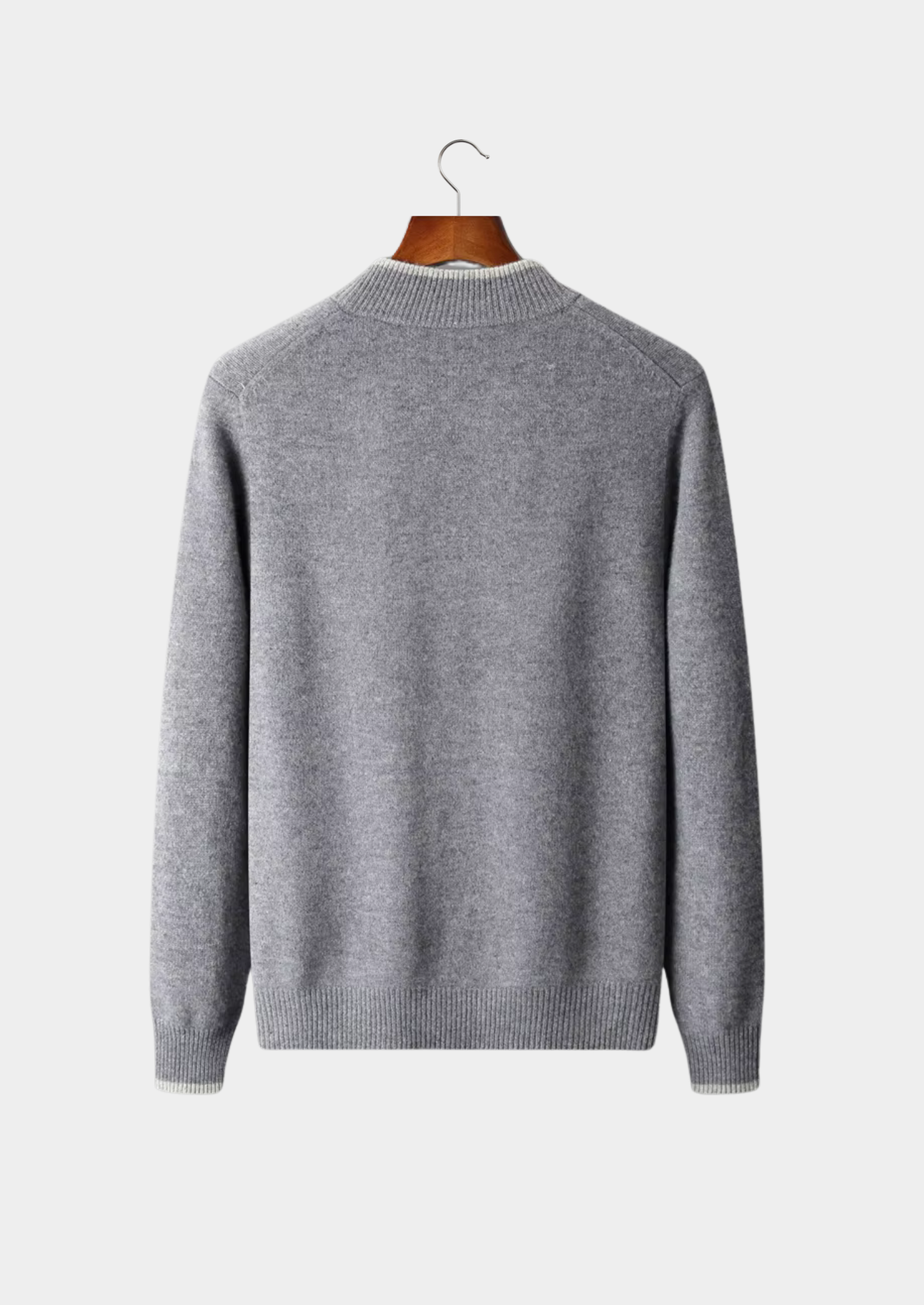 HARRISON OF CALIFORNIA | TWO-TONE ZIP CARDIGAN FOR MEN