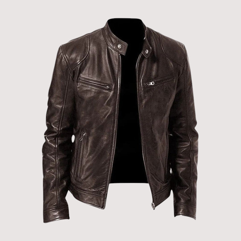 HARRISON OF CALIFORNIA | ELEGANT LEATHER JACKET FOR MEN
