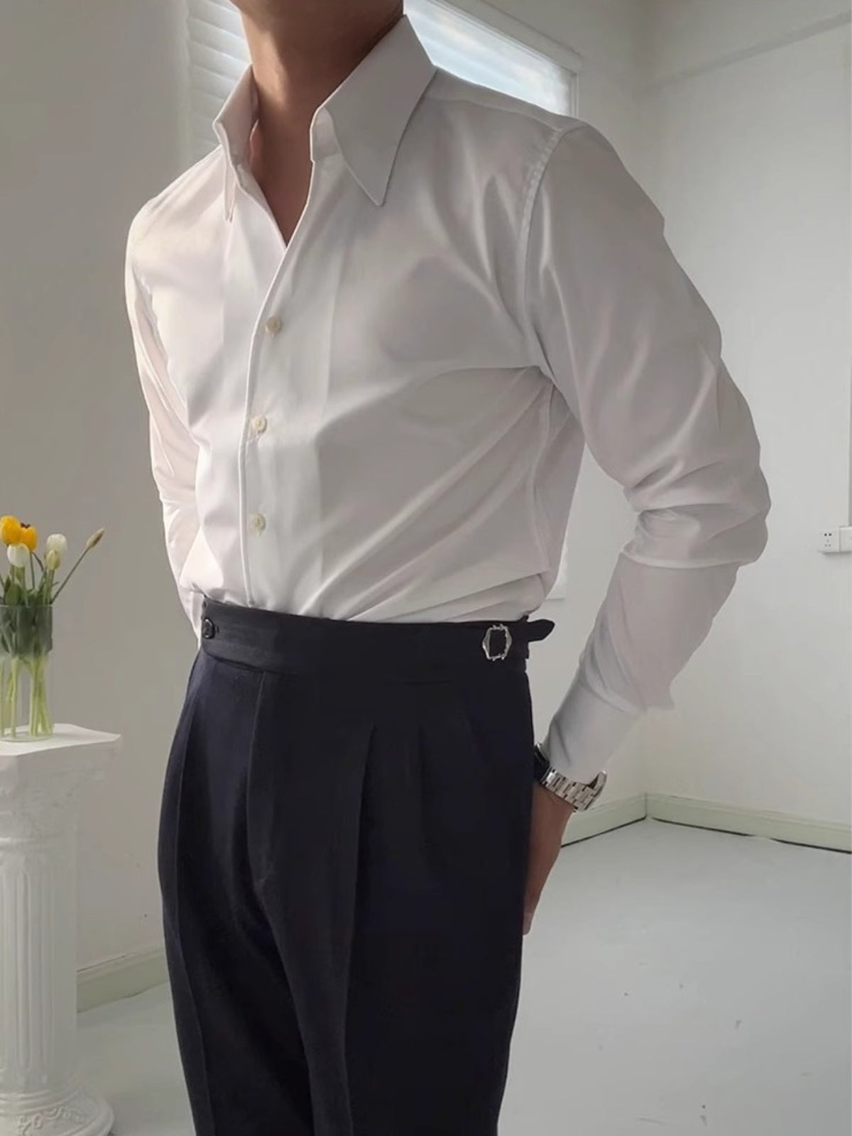 HARRISON OF CALIFORNIA | ITALIAN ATHLETIC SHIRT FOR MEN IN BAMBOO