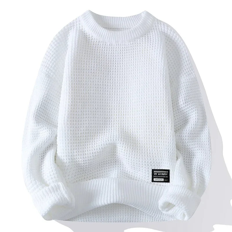 TEXTURED KNIT SWEATER FOR MEN