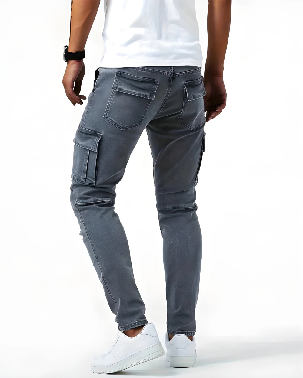 STRETCH CARGO PANTS FOR MEN