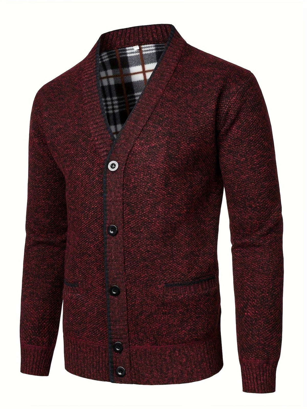 FLEECE V NECK CARDIGAN FOR MEN (VIP)