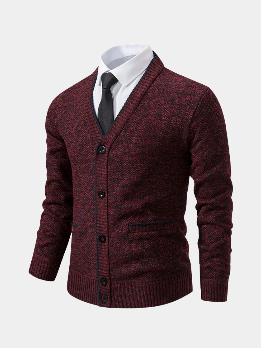 HARRISON OF CALIFORNIA | LUXURY KNIT WITH V-NECK